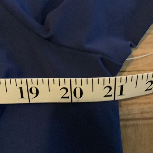 Torrid Active Blue Strappy Tech performance tee shirt M/L - Picture 8 of 10